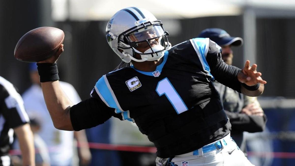 Carolina Panthers quarterback Cam Newton.