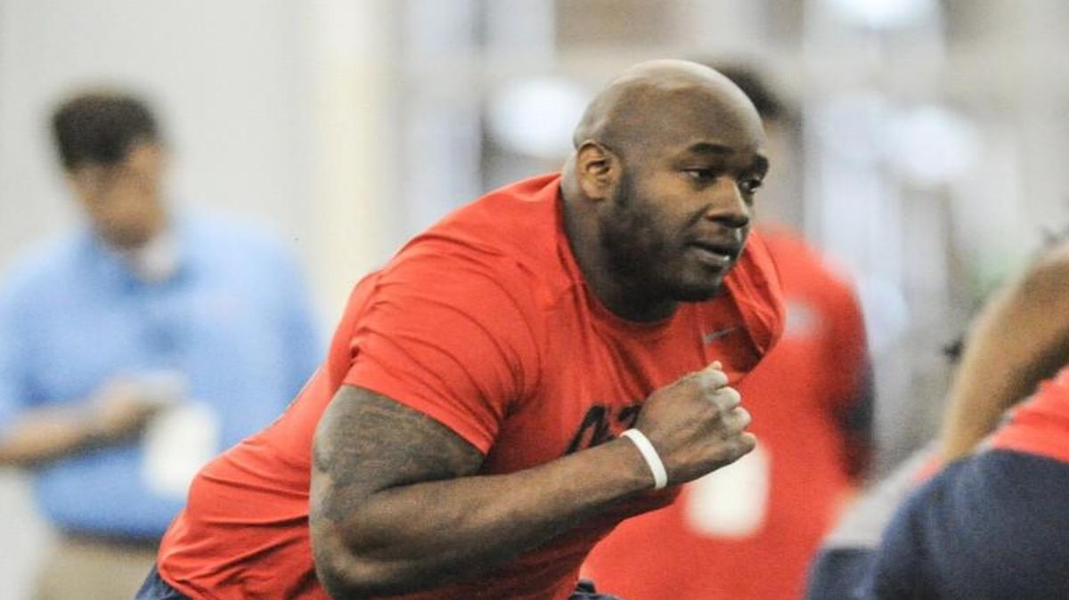 Former Mississippi offensive tackle Laremy Tunsil has bounced back after suffering a fractured fibula in the 2015 Peach Bowl.