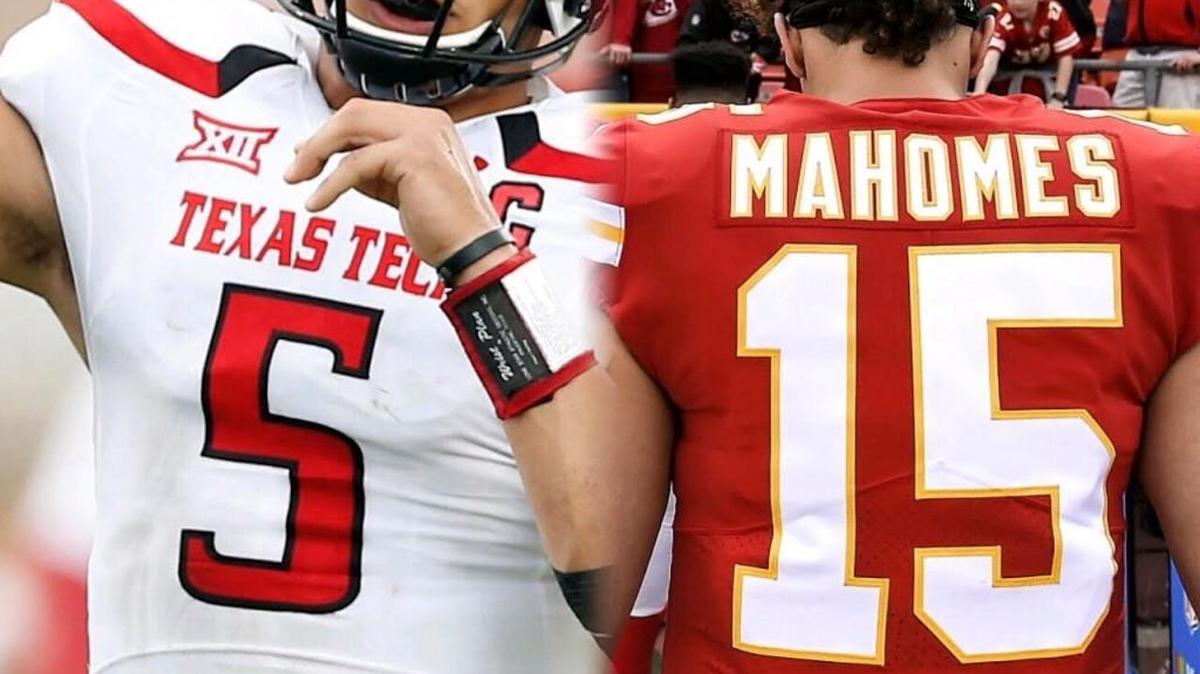 What’s in a number? A player’s identity, to some extent, and that’s why Chiefs quarterback Patrick Mahomes is at least giving strong consideration to switching back from No. 15 to the No. 5 he wore in college and as a youth.