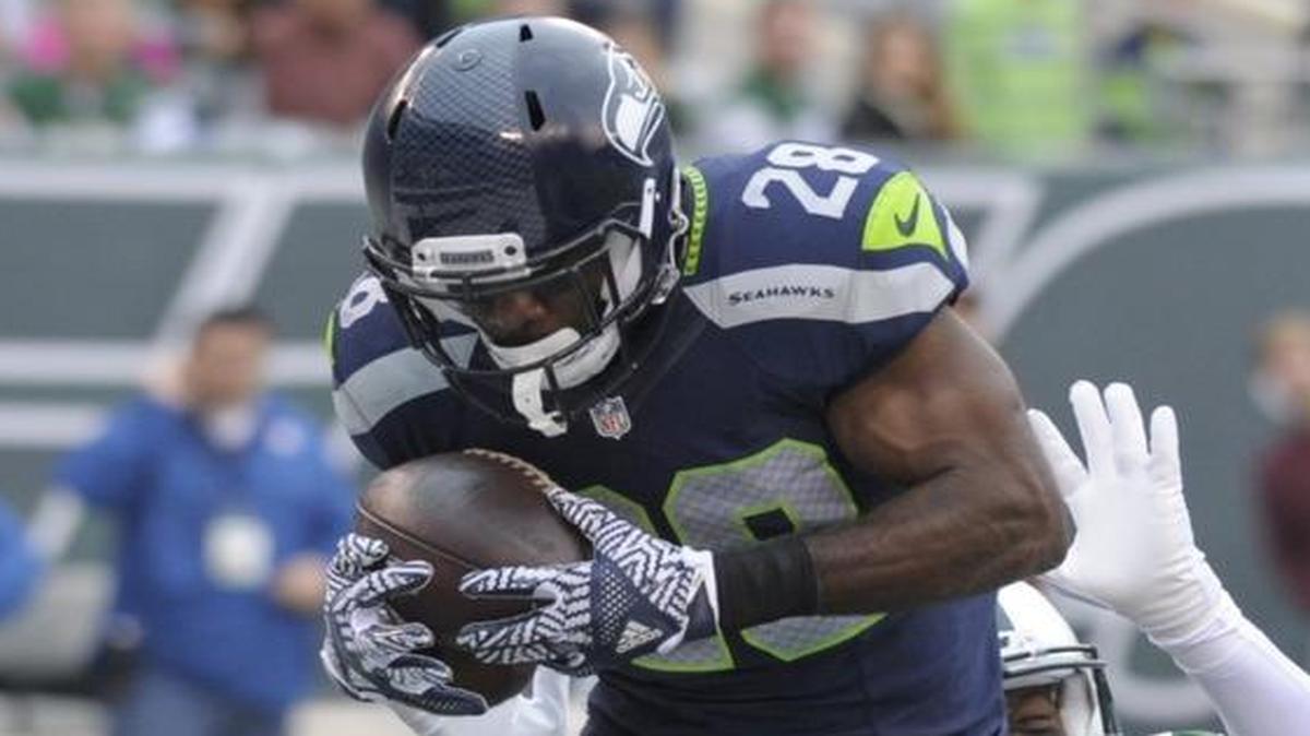 C.J. Spiller caught a touchdown pass against the New York Jets last season.