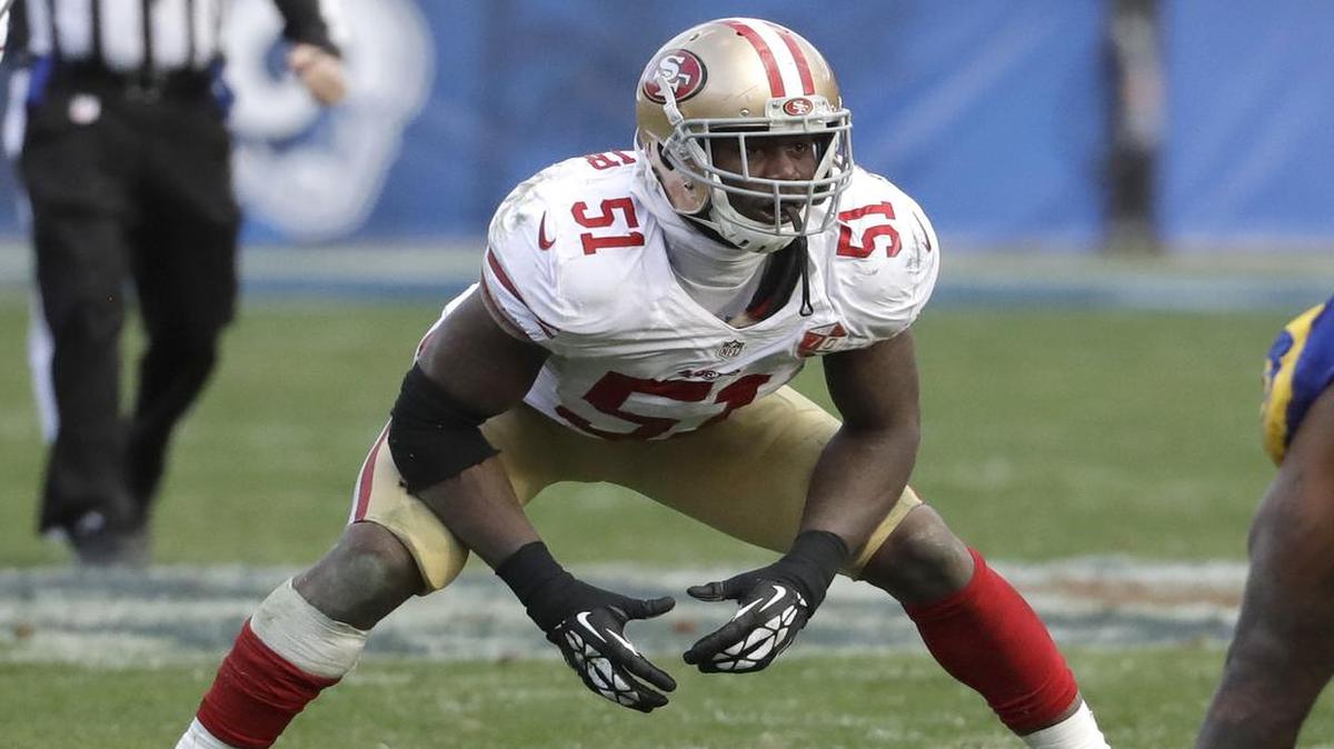 Former San Francisco 49ers inside linebacker Gerald Hodges