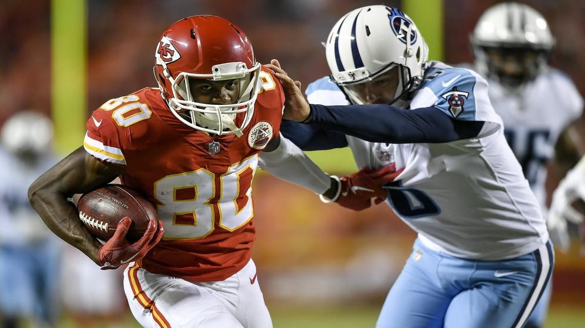 Kansas City Chiefs wide receiver Jehu Chesson (80)