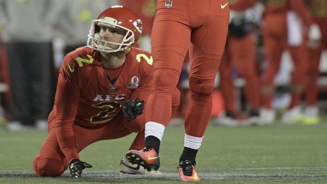The Chiefs’ Dustin Colquitt not only punted at the Pro Bowl on Sunday, he also was the holder for kicker Justin Tucker of the Ravens.