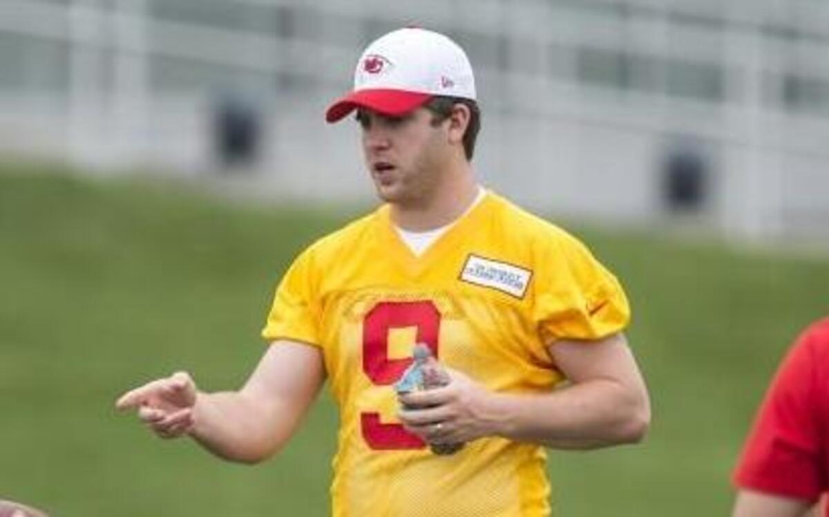 Chiefs backup quarterback Tyler Bray (center) was put on the reserve non-football injury list Wednesday.