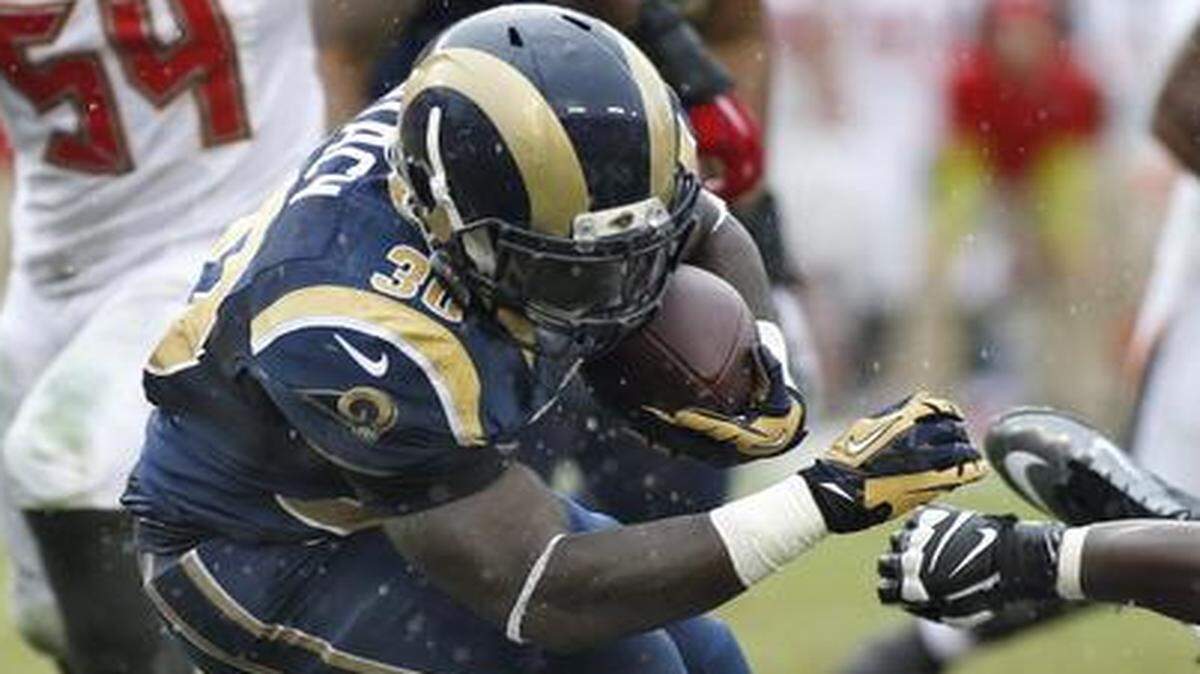 
Zac Stacy is one of three running backs the Rams use. The others are Benjamin Cunningham and Tre Mason.


