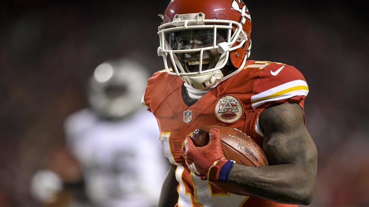 Chiefs wide receiver Tyreek Hill