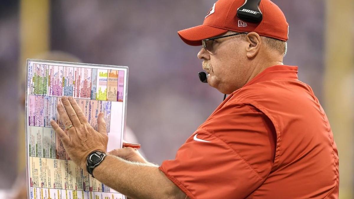 Kansas City Chiefs head coach Andy Reid.