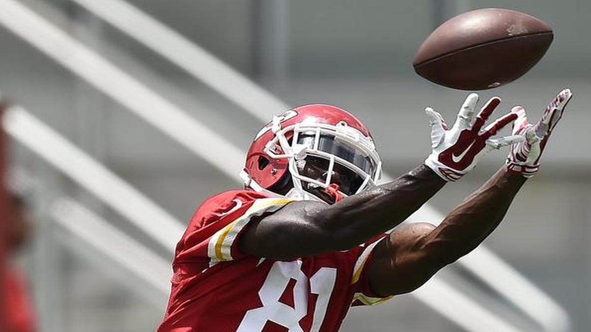 Rookie Tyreek Hill showed off his speed and ball skills during OTAs.
