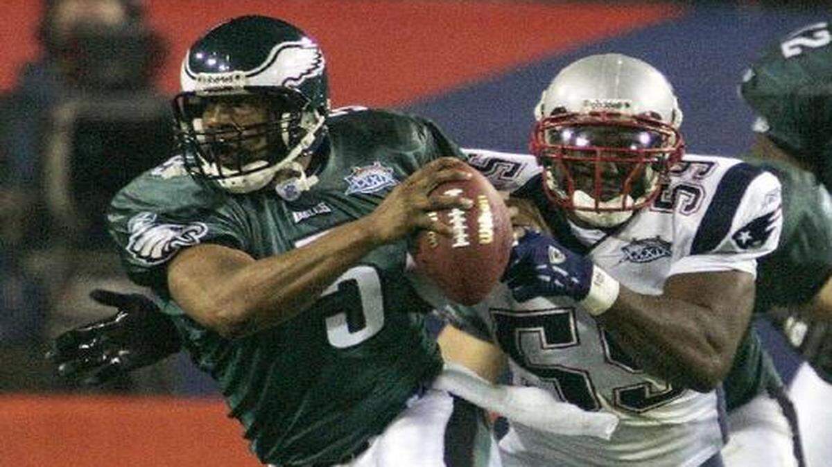 
Donovan McNabb, who played quarterback for Andy Reid’s Eagles in Super Bowl XXXIX, will make his debut as a Fox game analyst when Reid’s Chiefs play the Rams on Sunday at Arrowhead Stadium.
