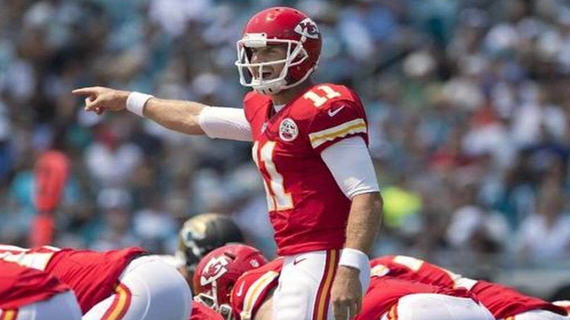 
Quarterback Alex Smith and the rest of the first-team offense are scheduled to play the first half of Sunday’s preseason game against the Panthers.
