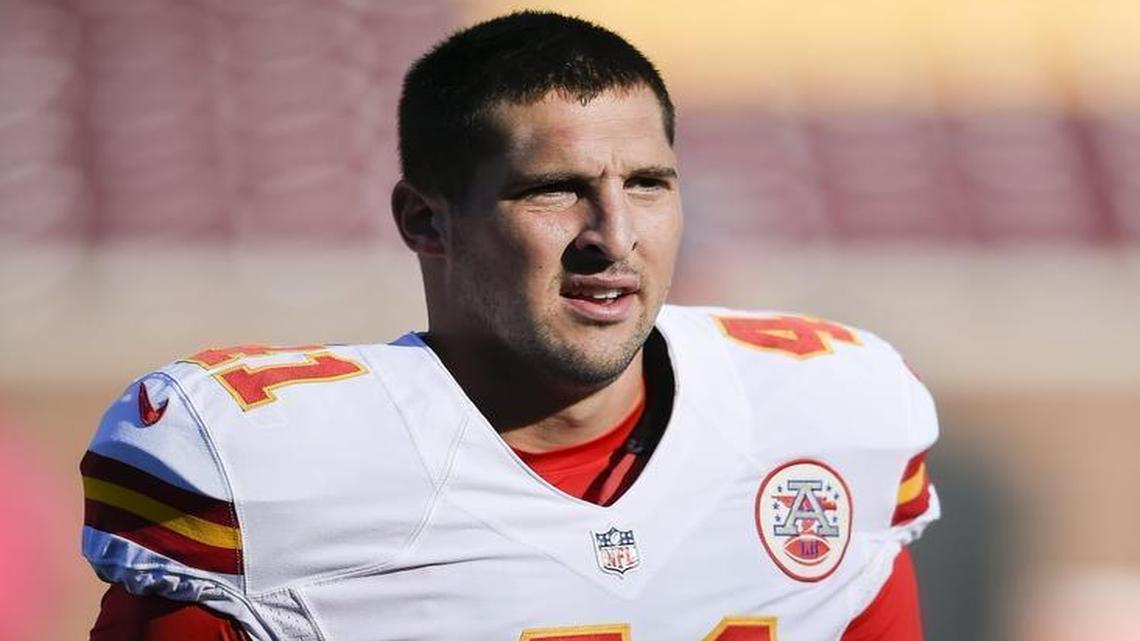 James Winchester became the Chiefs’ long snapper before last season, when he beat out Andrew East for the job.