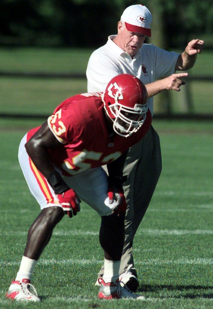 Dave Adolph, an assistant coach for the Chiefs in the 1990s, died Sunday at the age of 79.