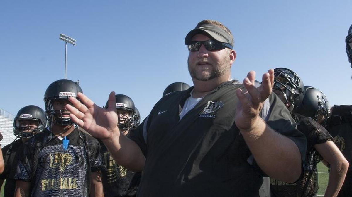 Blue Valley coach Eric Driskell died of a ruptured brain aneurysm in February 2017. The Chiefs named their annual Kansas High School Coach of the Year award in his memory.