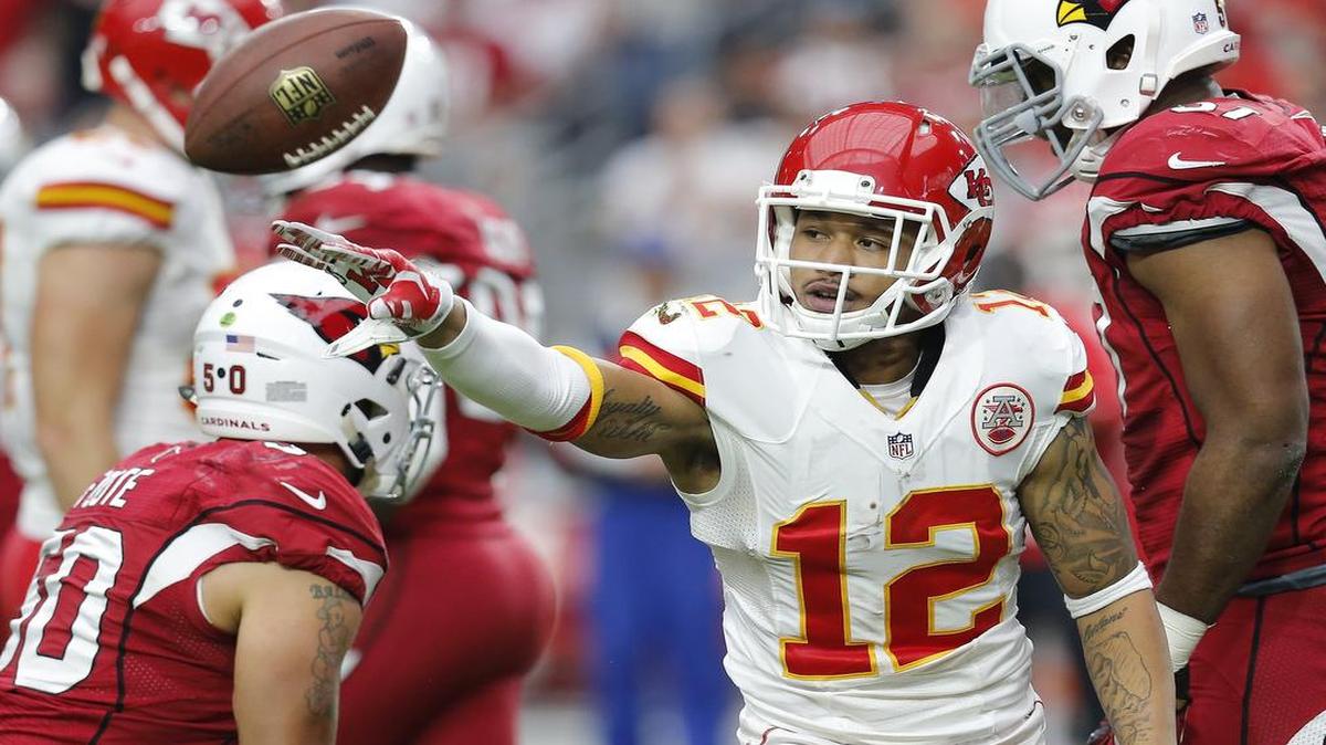 
 Chiefs wide receiver Albert Wilson during a game last December against the Arizona Cardinals.
