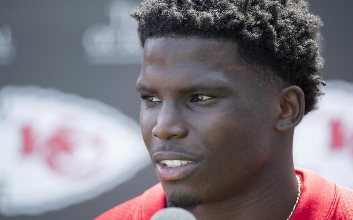 Kansas City Chiefs receiver Tyreek Hill.