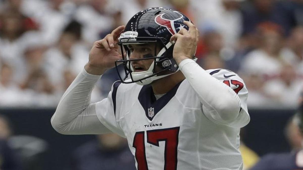 Houston Texans quarterback Brock Osweiler was a member of the Denver Broncos last year. He took over for Peyton Manning, a change that occurred in a game with the Chiefs.