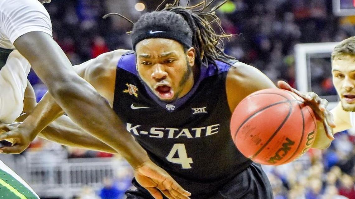 Kansas State forward D.J. Johnson.