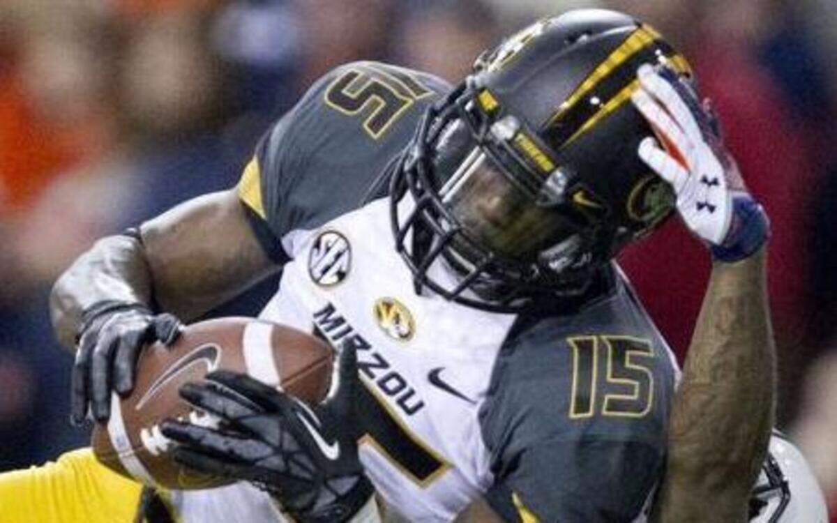 
An NFL.com draft analyst has the Chiefs drafting former Missouri wide receiver Dorial Green-Beckham (left) in the first round of this year’s draft.



