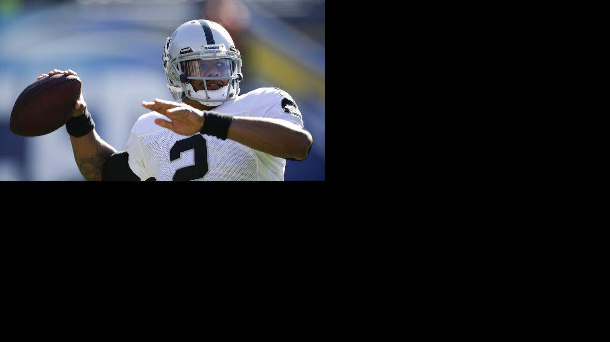 
Former Oakland Raiders quarterback Terrelle Pryor.
