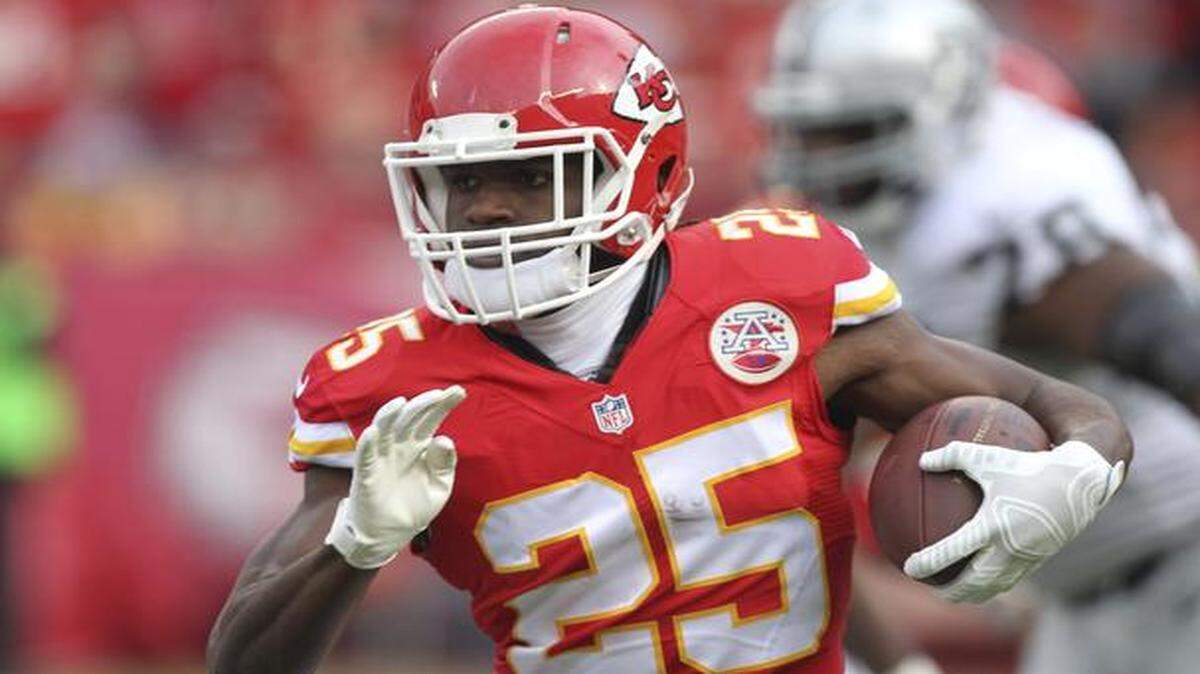
Kansas City Chiefs running back Jamaal Charles.
