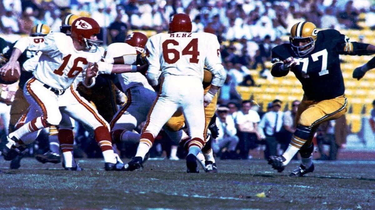 
The Chiefs only trailed the Packers 14-10 at halftime of Super Bowl I, but quarterback Len Dawson threw an interception in the second-half that turned the game and Green Bay won 35-10.
