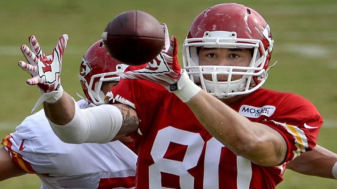 Tight end James O’Shaughnessy, a fifth-round pick in this year’s draft, has been placed on injured reserve by the Chiefs.