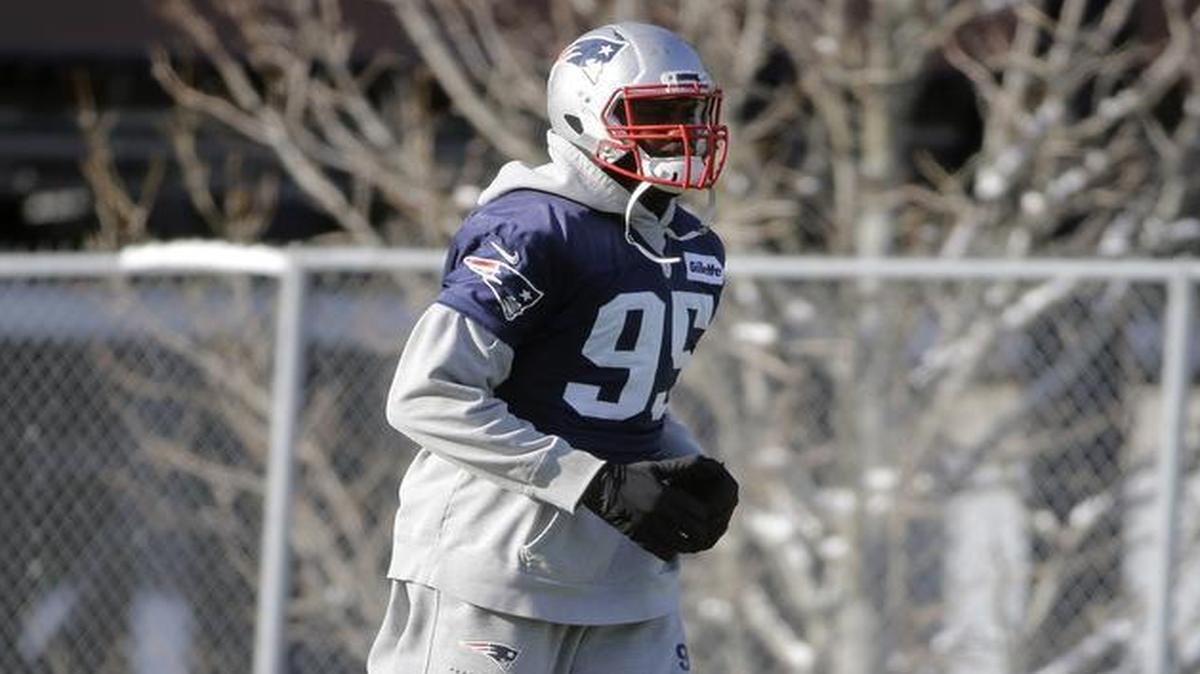 Patriots defensive lineman Chandler Jones was listed as limited participation at practice Wednesday.