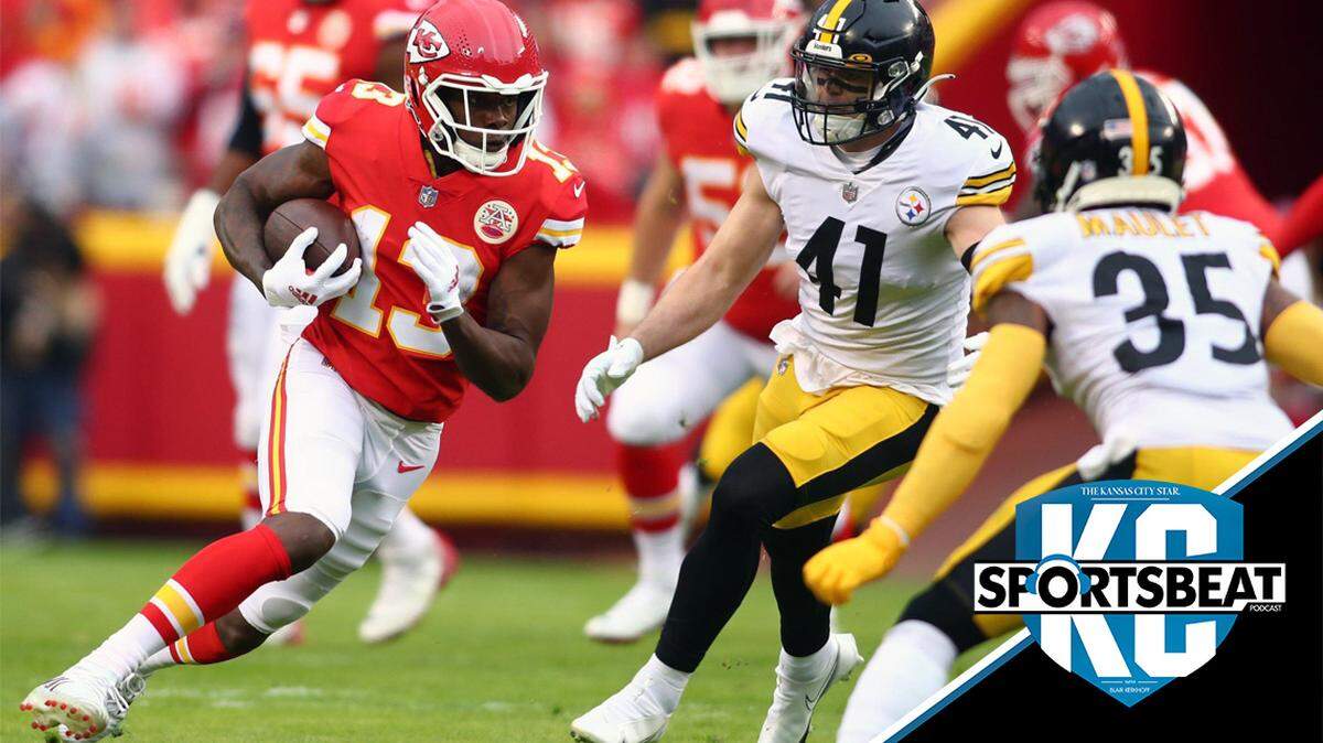 Byron Pringle scored twice against the Steelers in a 36-10 romp at Arrowhead Stadium.