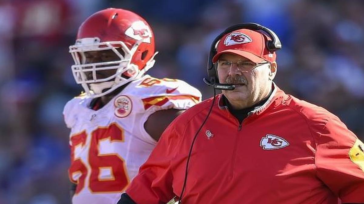 Andy Reid and the Chiefs released guard Ben Grubbs (left) on Thursday in a cost-saving move.