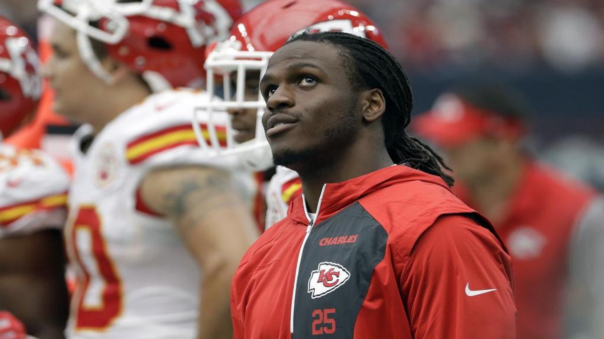 Chiefs running back Jamaal Charles was inactive for the second straight week Sunday.