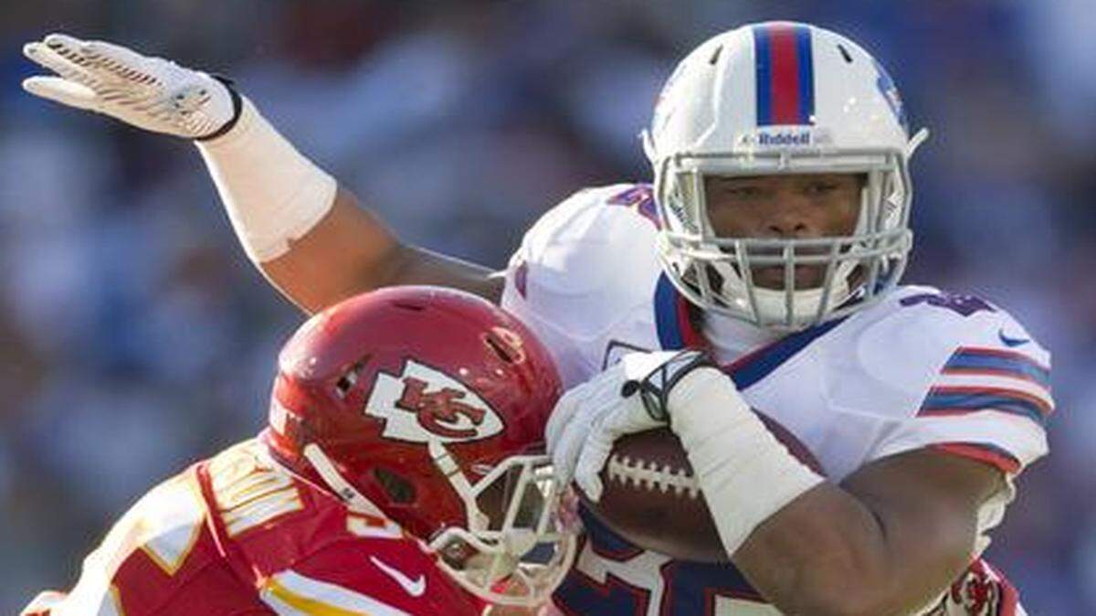 
Bills running back Fred Jackson was limited in practice Wednesday because of a groin injury.

