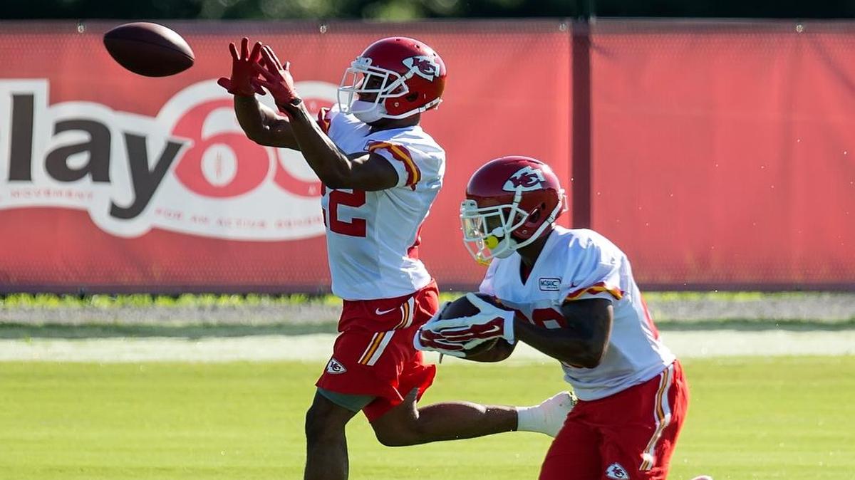 
Chiefs cornerbacks Steven Nelson (foreground) and Marcus Peters are linked by their status as rookies as well as their position. They pair even room together.
