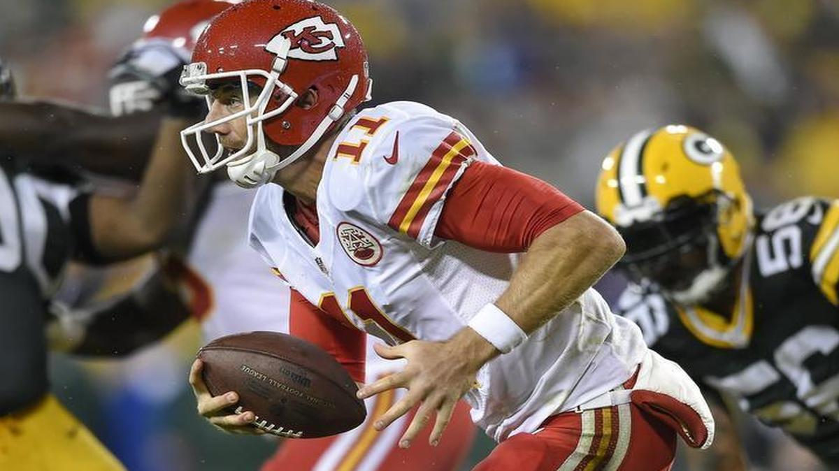 
Chiefs quarterback Alex Smith has been sacked a league-high 14 times this season.
