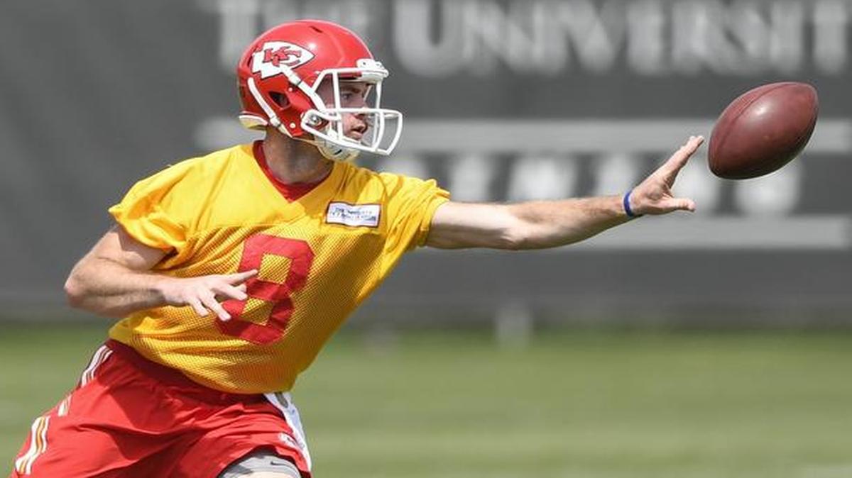 Fourth-year pro Tyler Bray boasts the strongest arm among the quarterbacks.