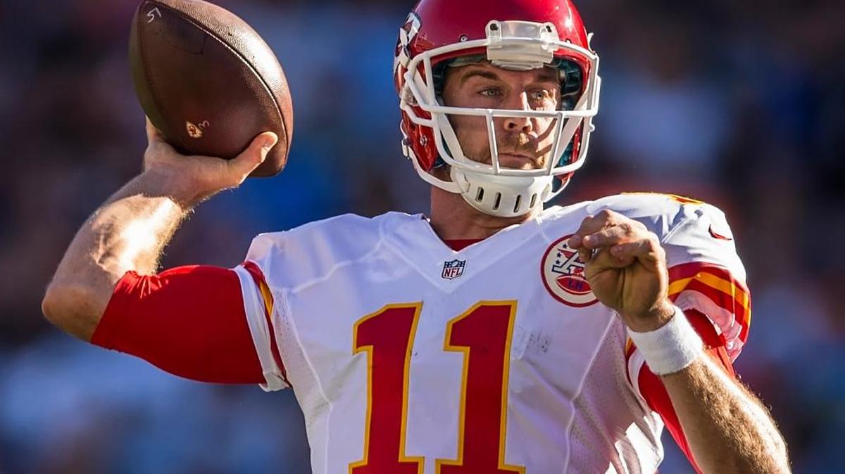 Chiefs quarterback Alex Smith helped the team with his passing and running this season.