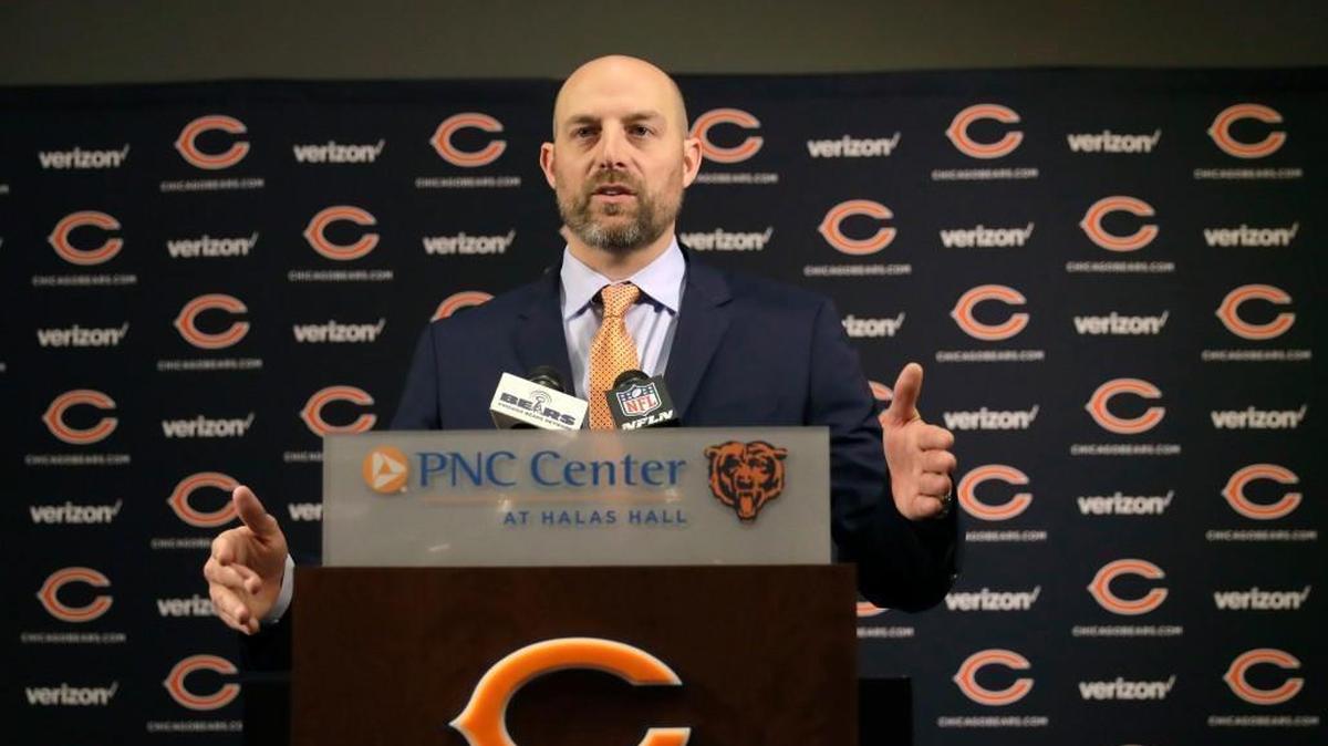 Matt Nagy was introduced as the 16th head coach in Chicago Bears franchise history on Tuesday.