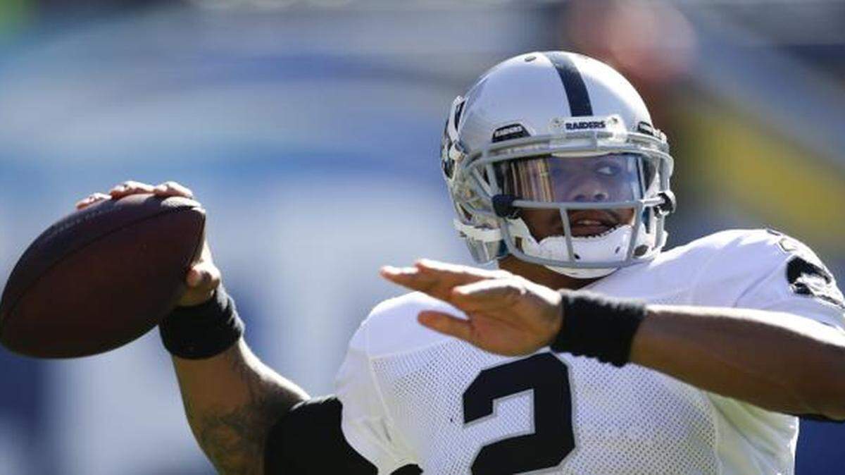
Former Oakland Raiders quarterback Terrelle Pryor.
