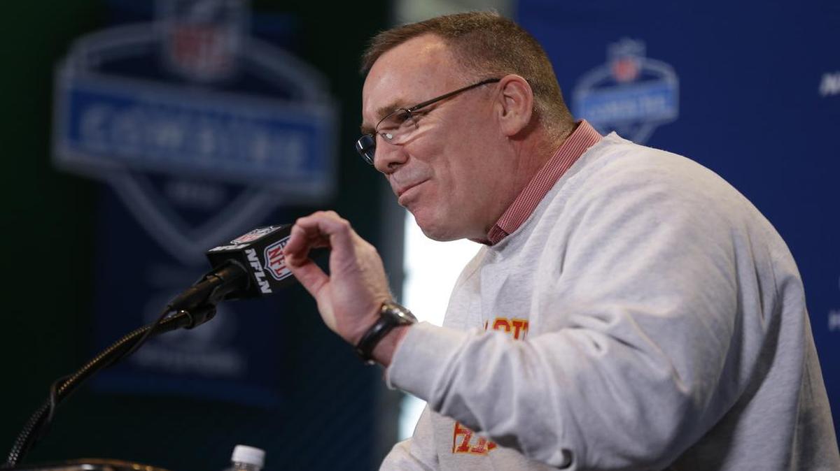 Kansas City Chiefs general manager John Dorsey will have 10 picks in this year’s NFL Draft.