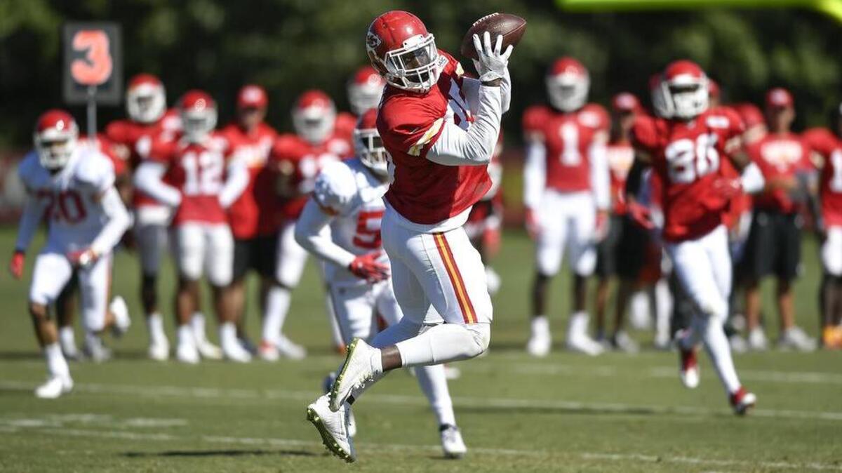 The Chiefs got to see new no. 3 tight end Orson Charles in action during training camp in St. Joseph.