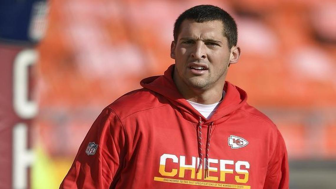 Kansas City Chiefs long snapper James Winchester (41) was on the field during warmups prior to the game against the Tampa Bay Buccaneers on November 20, 2016, at Arrowhead Stadium in Kansas City, Mo. Winchester attended the funeral of his father on Saturday after his murder earlier this week.