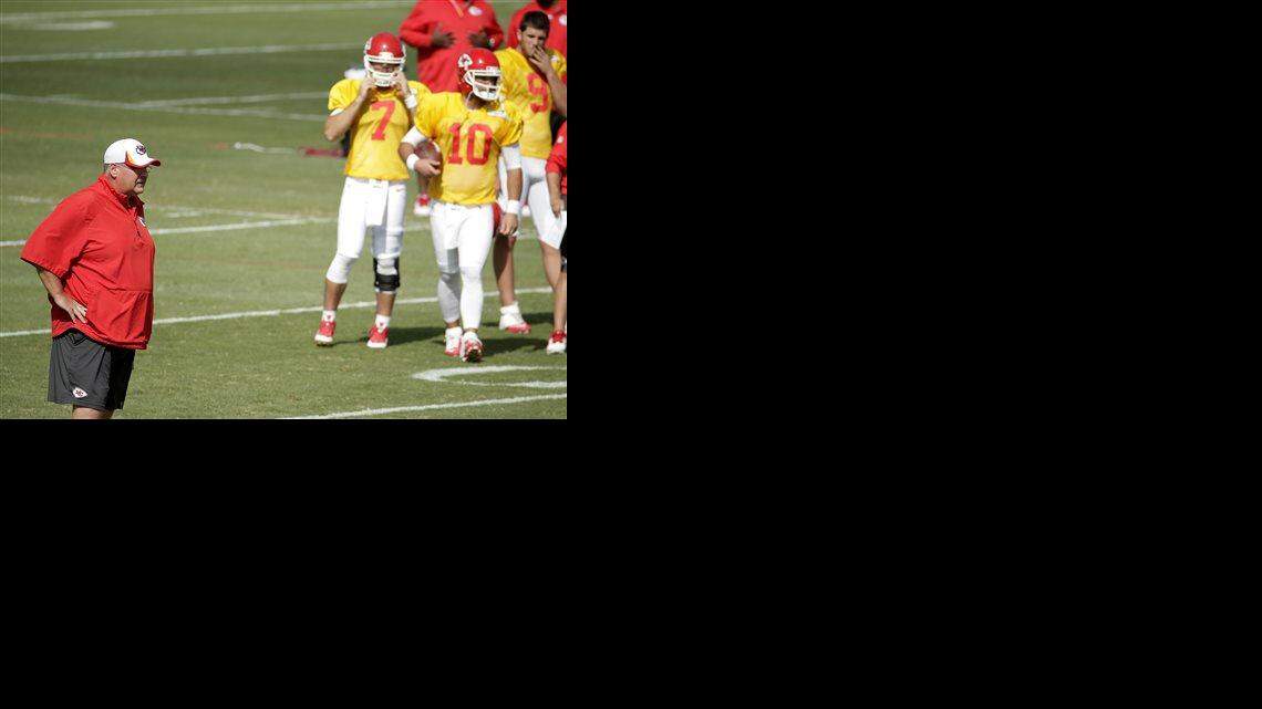 
 Chiefs head coach Andy Reid has said that all of his quarterback candidates will get the chance to play Thursday. 
