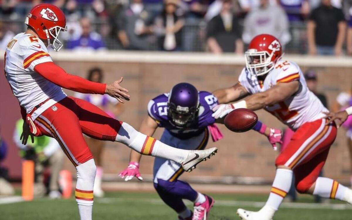 Chiefs punter Dustin Colquitt is a master at dropping kicks in the shadow of the goal line.
