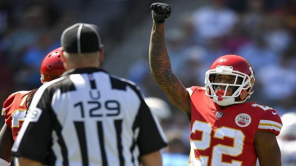 Chiefs cornerback Marcus Peters spoke about his ongoing protests of social injustice and police brutality on Friday.