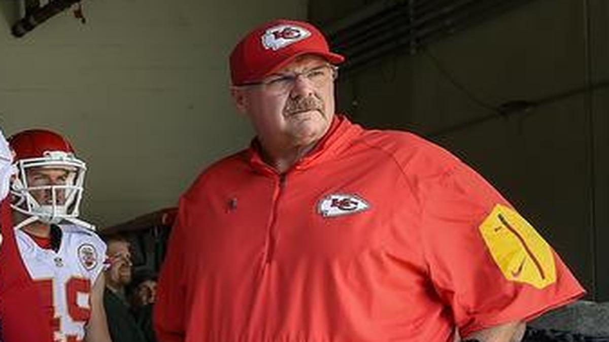Andy Reid (right) will be coaching one of the two teams at this year’s Pro Bowl.