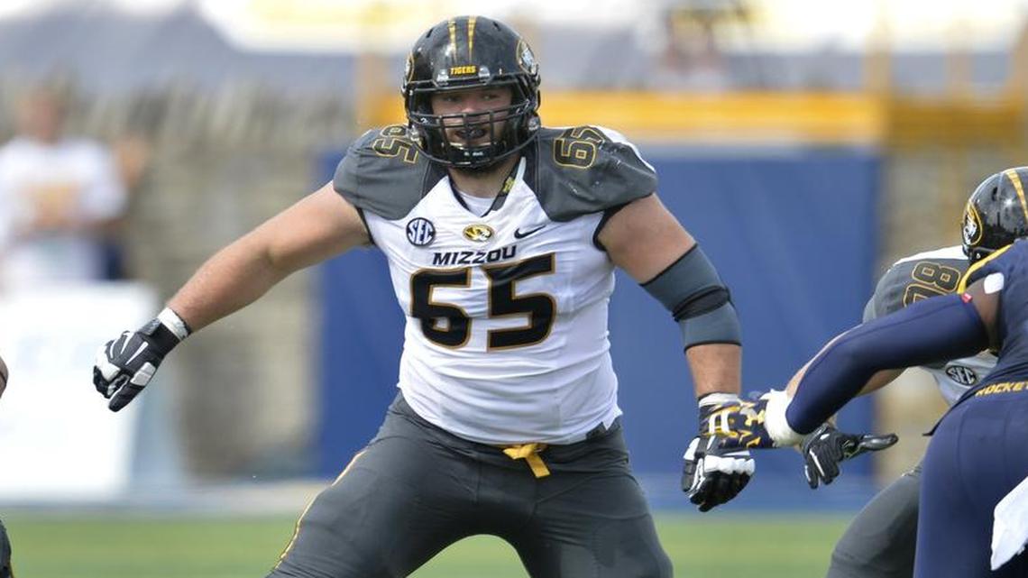 
Mitch Morse, from Missouri, was the Chiefs’ second-round pick in the NFL Draft.
