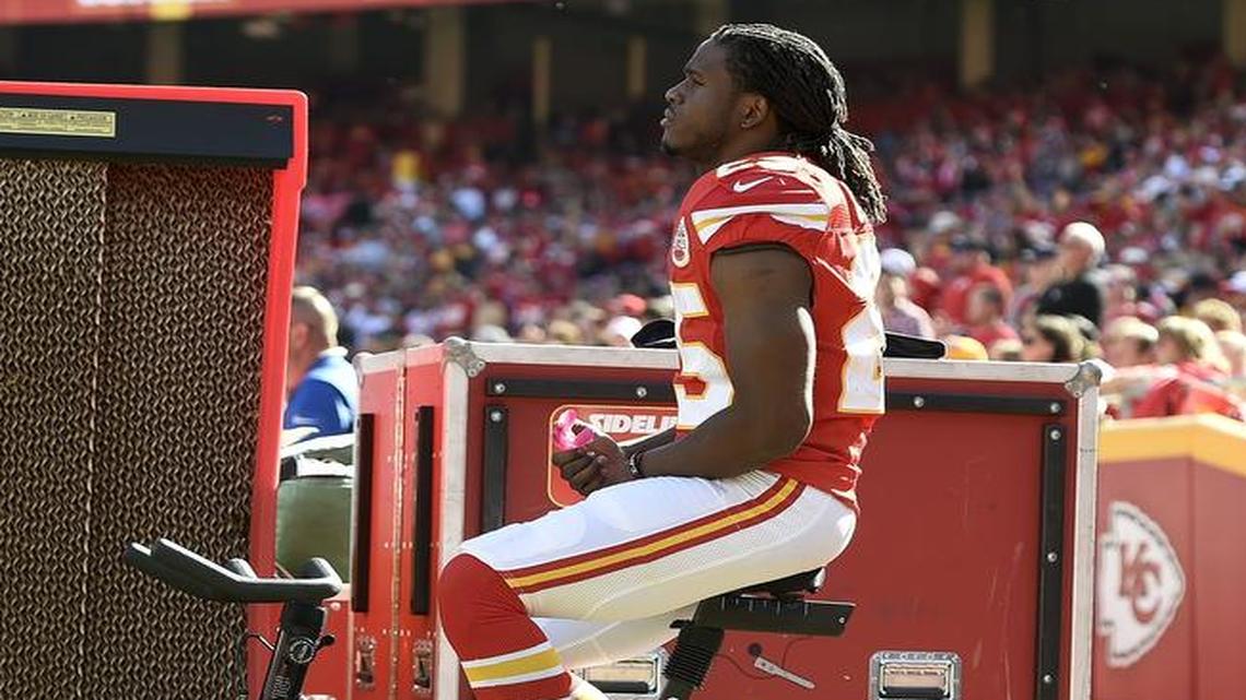 Chiefs running back Jamaal Charles only played two snaps against the Saints on Oct. 23 and didn’t play Sunday.