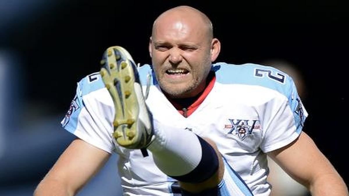 
Then Tennessee Titans kicker Rob Bironas in 2013
