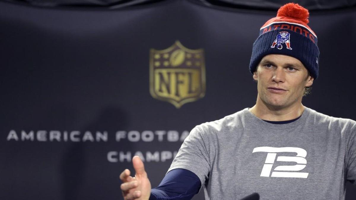New England Patriots quarterback Tom Brady.