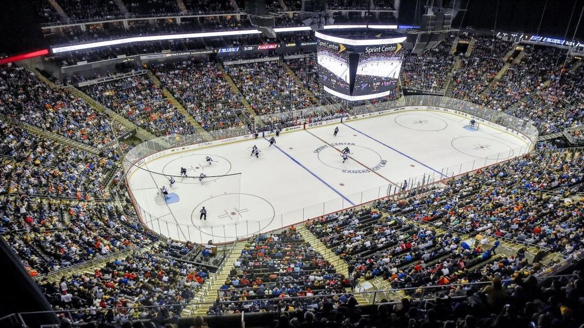 Kansas City’s Sprint Center last month hosted an NHL exhibition game between the St. Louis Blues and Washington Capitals.