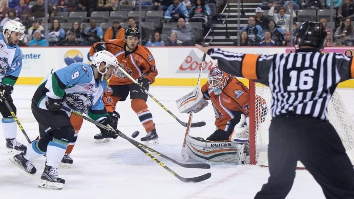 
The Missouri Mavericks played the Alaska Aces on Friday in Anchorage.
